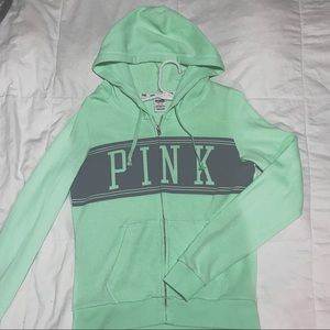 Light turquoise VS PINK sweatshirt size M